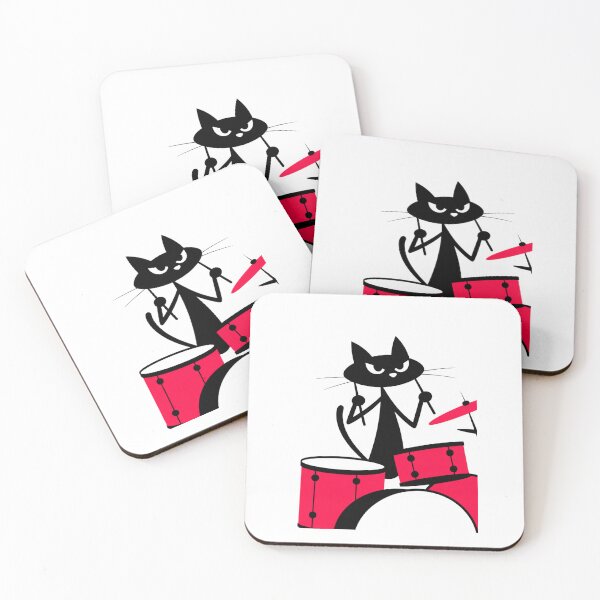 Item preview, Drummer Cat Classic T-shirt Essential T-shirt designed and sold by PaulaArtworks.