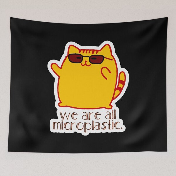 Item preview, Sunnycat Plastikitty - We are all microplastic. designed and sold by Newdlebobs.