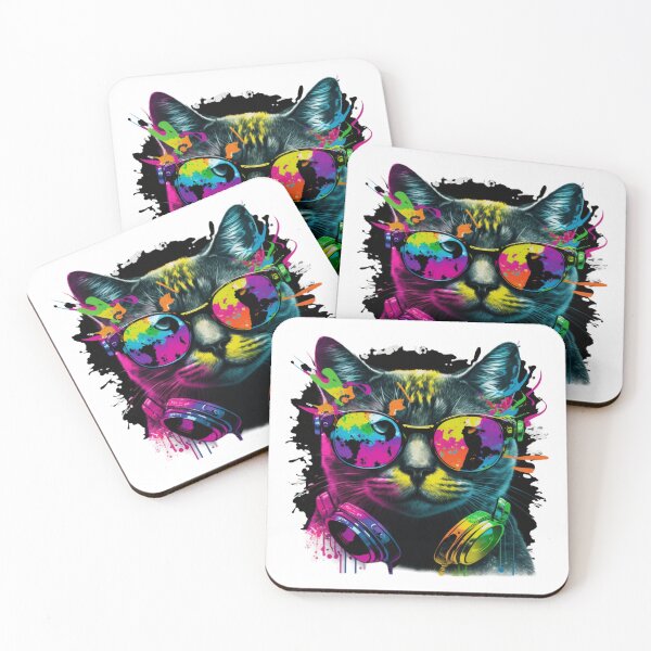 Item preview, Cat DJ 2: Feline Rhythms designed and sold by Handmade-Haven.