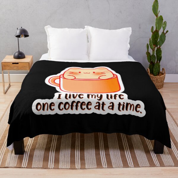 Item preview, Pippa Coffeecat - I live my life one coffee at a time. designed and sold by Newdlebobs.