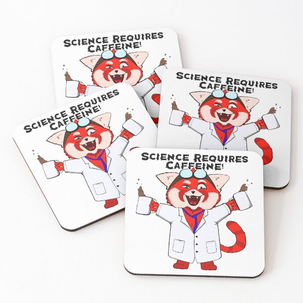 Item preview, Red Panda - Science Requires Caffeine designed and sold by Batmantis275.