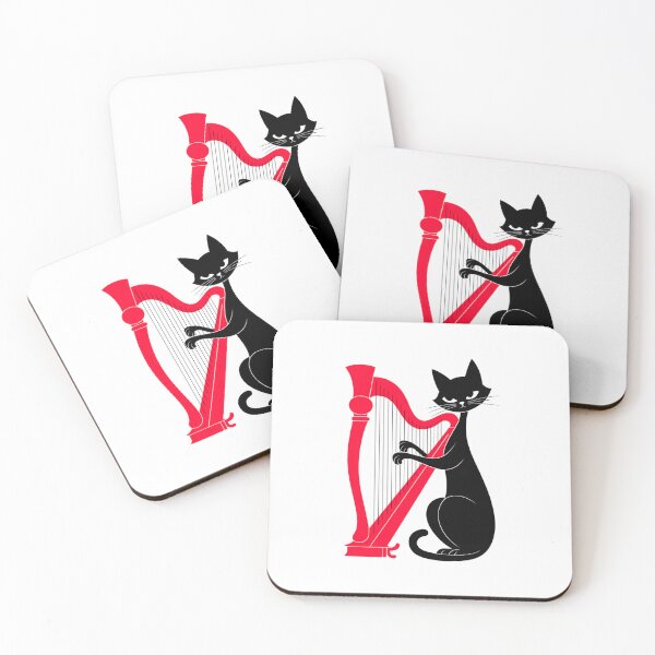 Item preview, Cat on Harp Classic T-shirt designed and sold by PaulaArtworks.