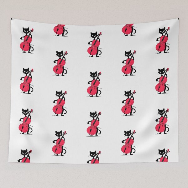 Item preview, Cello Cat Classic T-shirt designed and sold by PaulaArtworks.