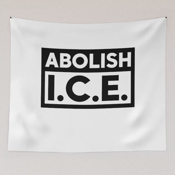 Item preview, Abolish ICE - Immigration Rights Political Protest designed and sold by PixVib.