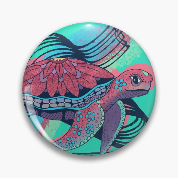 Item preview, Sea Turtle in Pink designed and sold by Free-Spirit-Meg.