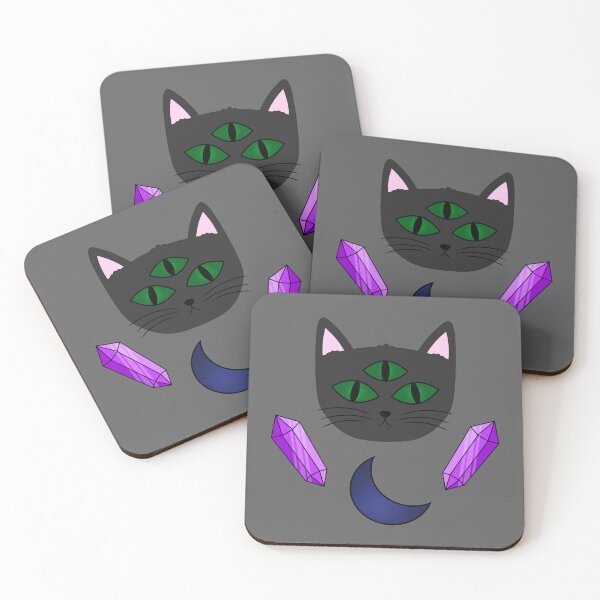 Item preview, Mystical Cat designed and sold by TheeForestFox Shop.