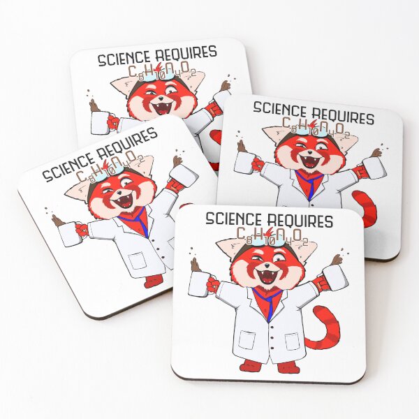 Item preview, Red Panda - Science Requires Caffeine Chemicals designed and sold by Batmantis275.