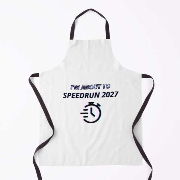 Item preview, I’m About to Speedrun 2027 – Minimalist Stopwatch Gamer Text Design designed and sold by PHRASEandSTYLE.