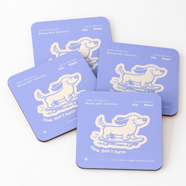 Item preview, Flow State Skater Dog - Motivational Aesthetic Mug designed and sold by Canequito.