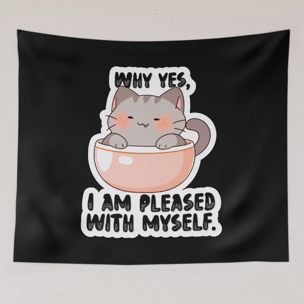 Item preview, Mistral Fuzzbutton - Why yes, I am pleased with myself. designed and sold by Newdlebobs.