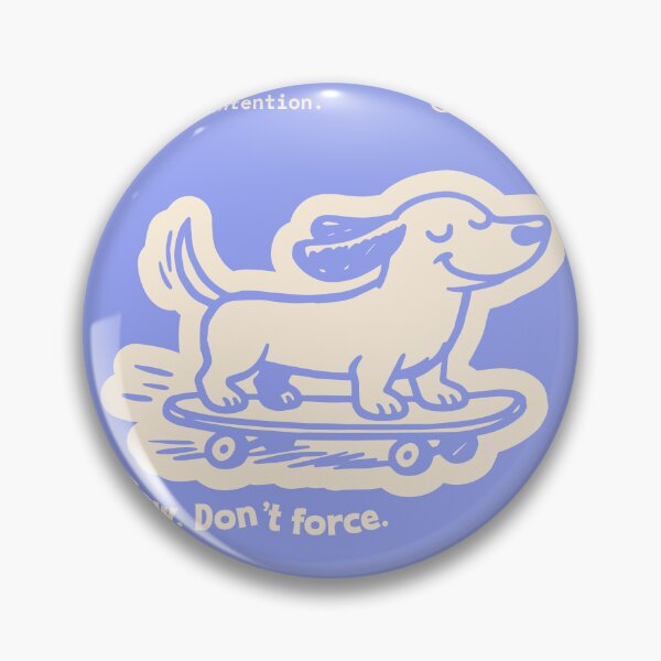 Item preview, Flow Skater Dog - Moving with Intention Sticker designed and sold by Canequito.