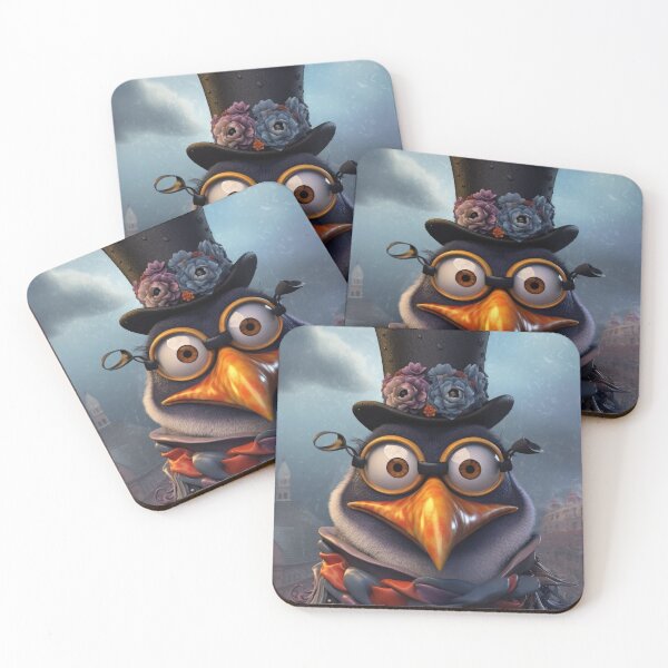 Item preview, Dapper Penguin in Top Hat designed and sold by Sillytoe.