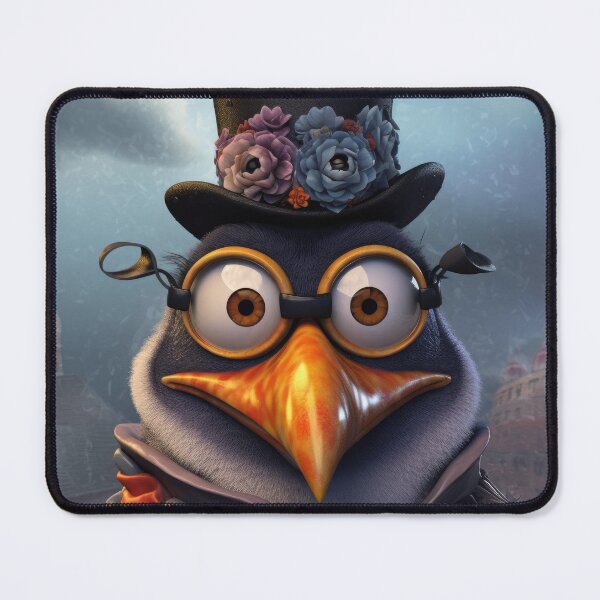 Item preview, Dapper Penguin in Top Hat designed and sold by Sillytoe.