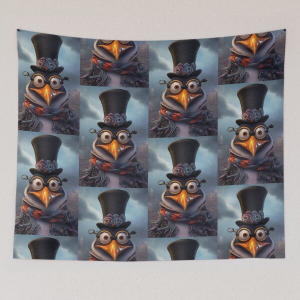 Item preview, Dapper Penguin in Top Hat designed and sold by Sillytoe.