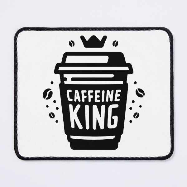 Item preview, Caffeine King Takeaway Coffee Cup Design designed and sold by Lulunza.