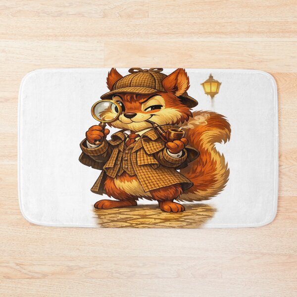 Item preview, Squirrelock Holmes designed and sold by SecretSquirrellDesigns.