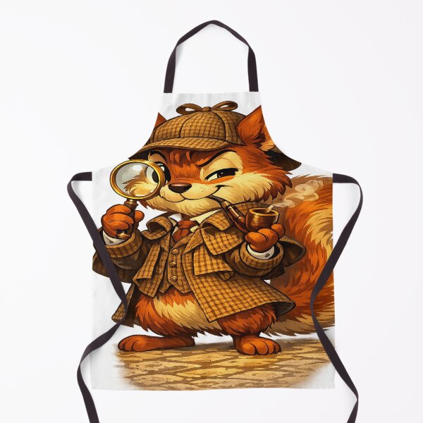 Item preview, Squirrelock Holmes designed and sold by SecretSquirrellDesigns.