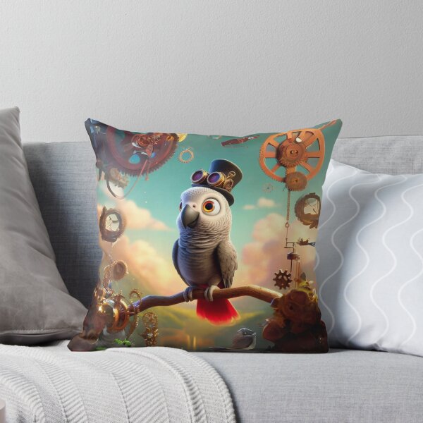 Artikelvorschau, Steampunk-Graupapagei entworfen und verkauft von Sillytoe.
