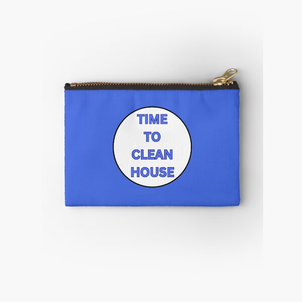 Item preview, TIME TO CLEAN HOUSE - BOLD BLUE TEXT designed and sold by DesignsRobby.