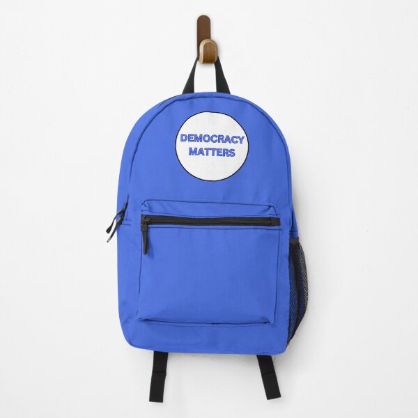 Item preview, DEMOCRACY MATTERS - BOLD BLUE TEXT designed and sold by DesignsRobby.