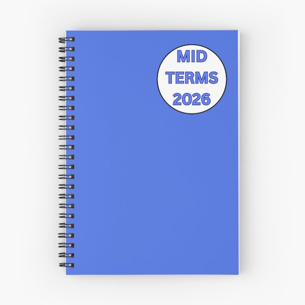 Item preview, MID TERMS 2026 - BOLD BLUE TEXT IN CIRCLE designed and sold by DesignsRobby.