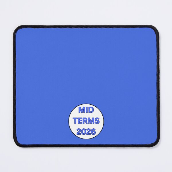 Item preview, MID TERMS 2026 - BOLD BLUE TEXT IN CIRCLE designed and sold by DesignsRobby.