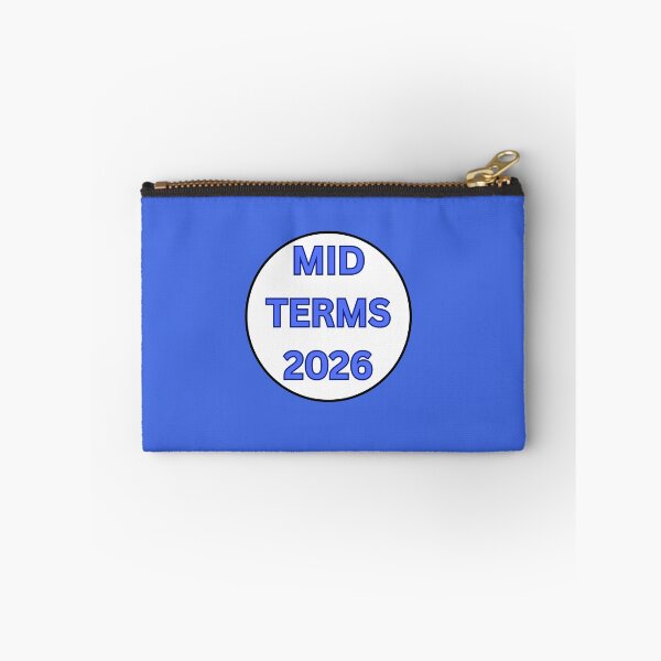 Item preview, MID TERMS 2026 - BOLD BLUE TEXT IN CIRCLE designed and sold by DesignsRobby.