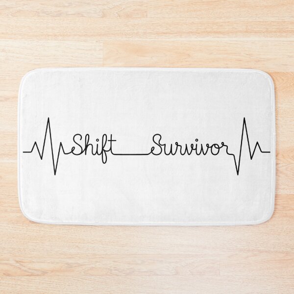 Item preview, Shift Survivor Heartbeat Line designed and sold by NeonTeePrint.