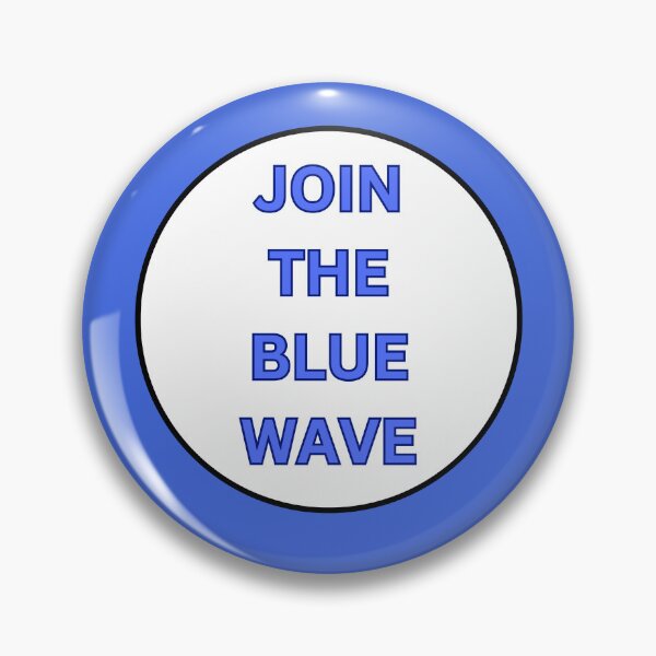Item preview, JOIN THE BLUE WAVE - BOLD BLUE TEXT designed and sold by DesignsRobby.