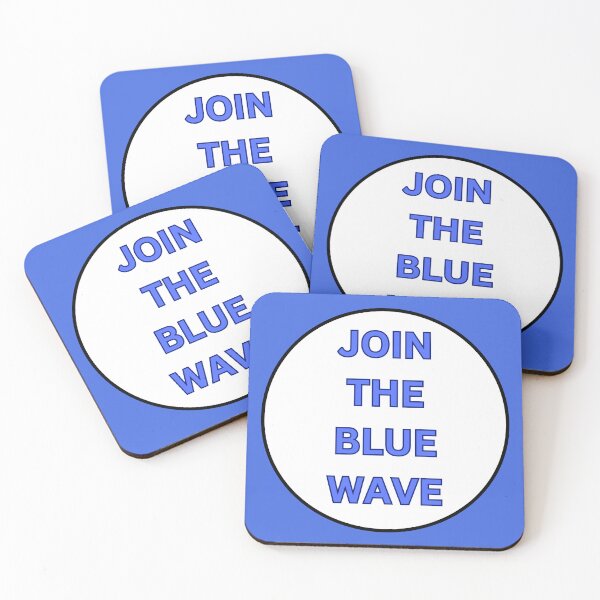 Item preview, JOIN THE BLUE WAVE - BOLD BLUE TEXT designed and sold by DesignsRobby.
