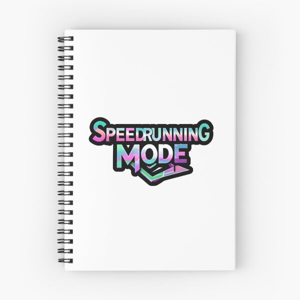 Item preview, Speedrunning Mode – Neon Gradient Text Aesthetic Gaming Design designed and sold by PHRASEandSTYLE.