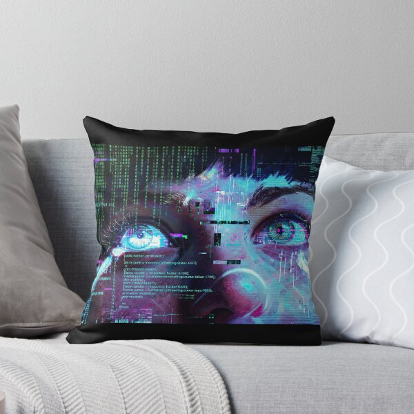 Item preview, Hacker Vision - Retro Futuristic Glitch Portrait designed and sold by VictorPrimo.