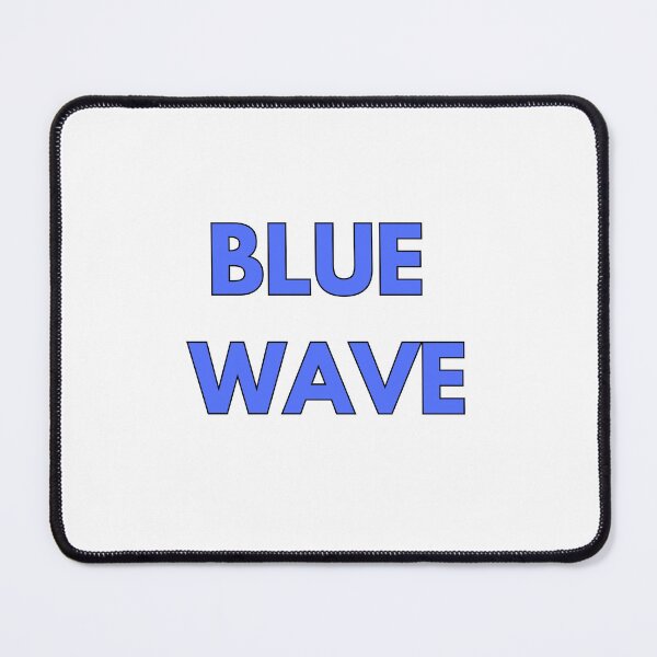 Item preview, BLUE WAVE ~ BOLD BLUE TEXT designed and sold by DesignsRobby.