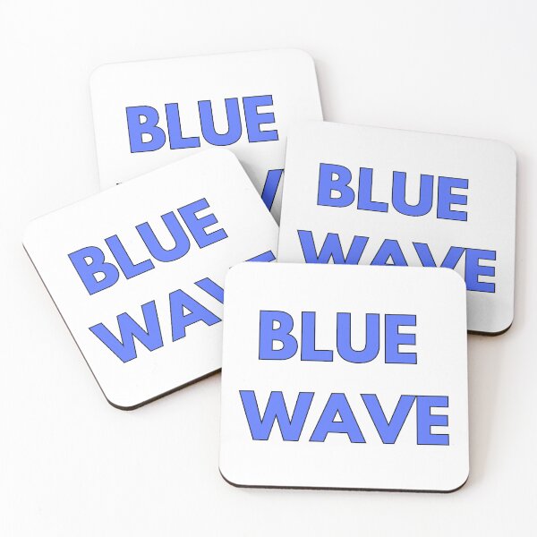 Item preview, BLUE WAVE ~ BOLD BLUE TEXT designed and sold by DesignsRobby.