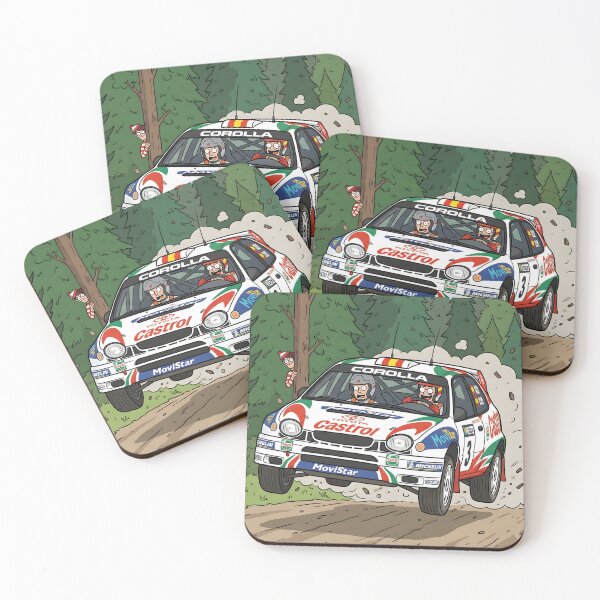 Item preview, Toyota Corolla WRC Cartoon designed and sold by Racing Art Store.