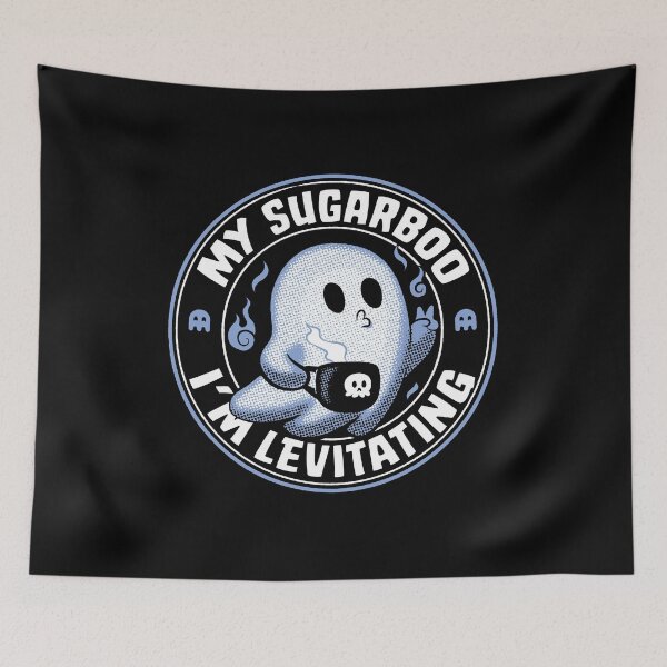 Item preview, My Sugarboo I'm Levitating Ghost  by Tobe Fonseca designed and sold by Tobe Fonseca®.