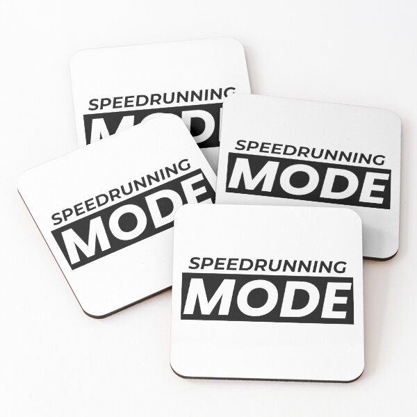 Item preview, Speedrunning Mode – Bold High-Contrast Text Design designed and sold by PHRASEandSTYLE.