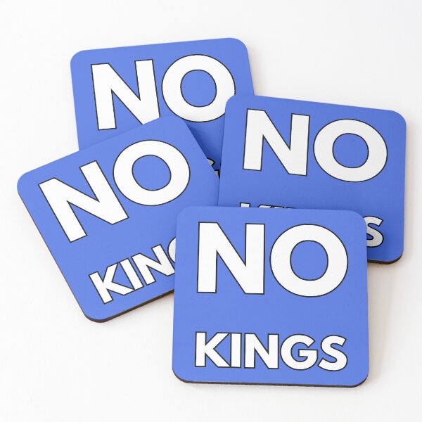 Item preview, NO KINGS ~ BOLD WHITE TEXT designed and sold by DesignsRobby.