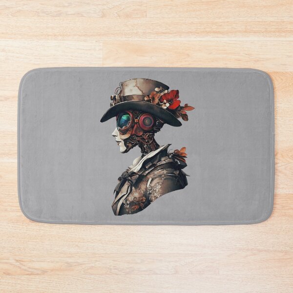 Item preview, Gothic Steampunk Automaton – Floral Android Lady designed and sold by The Visual Syllabus.