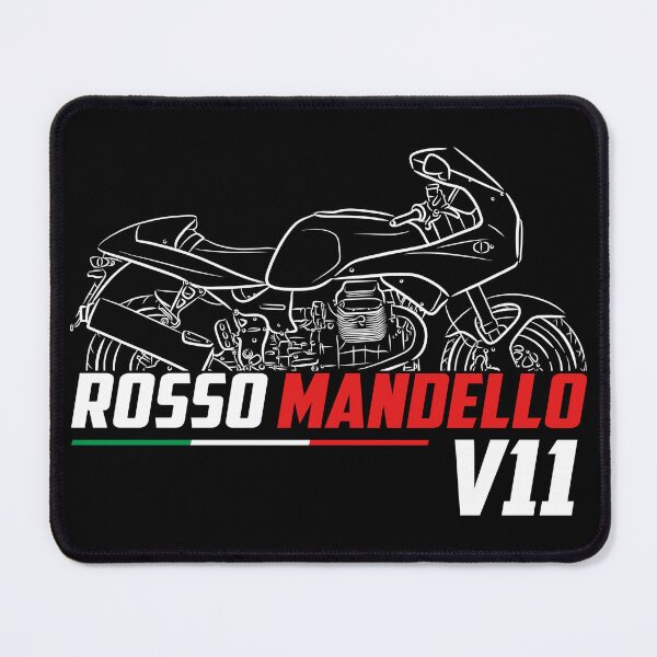 Item preview, Motorcycle Moto V11 Rosso Mandello, biker designed and sold by ThrottleArts.
