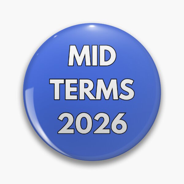 Item preview, MID TERMS 2026 ~ BOLD WHITE TEXT designed and sold by DesignsRobby.