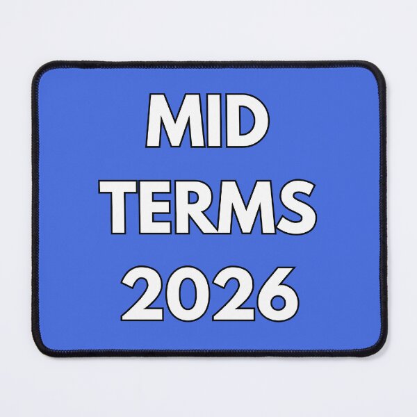 Item preview, MID TERMS 2026 ~ BOLD WHITE TEXT designed and sold by DesignsRobby.