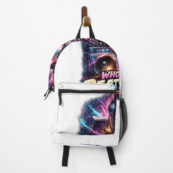 Item preview, Who Let The Beats Out? – DJ Dog Neon Rave Edition designed and sold by Beats & Barks.