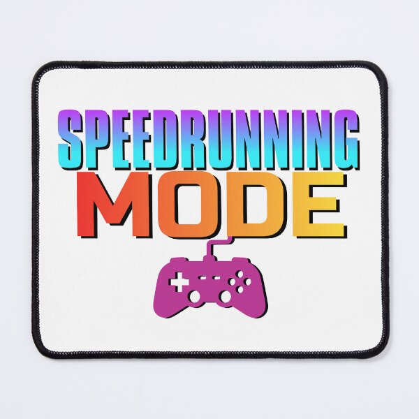 Item preview, Speedrunning Mode Gamer Design – Colorful Gaming Controller Graphic designed and sold by PHRASEandSTYLE.