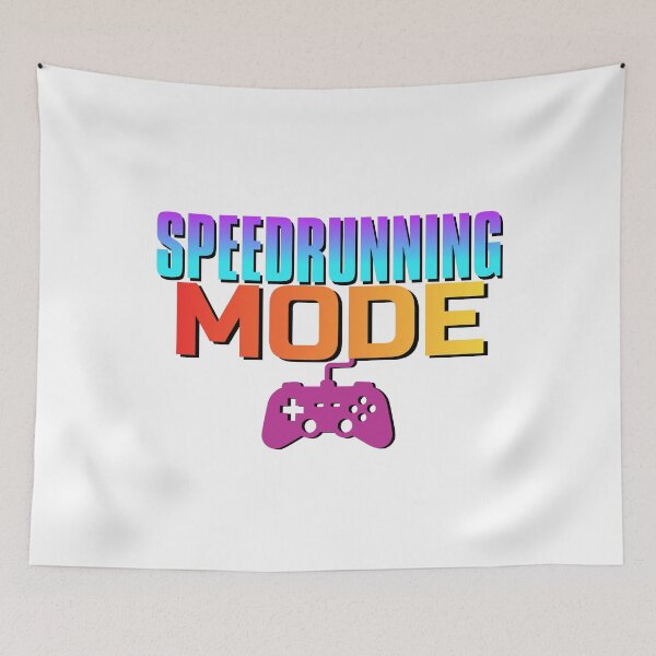 Item preview, Speedrunning Mode Gamer Design – Colorful Gaming Controller Graphic designed and sold by PHRASEandSTYLE.