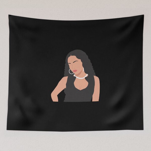 Item preview, Saweetie Illustration designed and sold by dsxclothing.