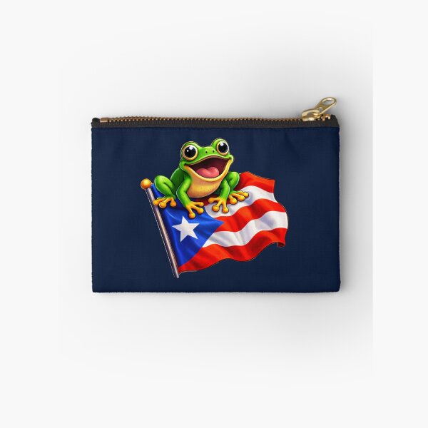 Item preview, Coquí Frog -  Puerto Rico Flag designed and sold by Myra365Art.