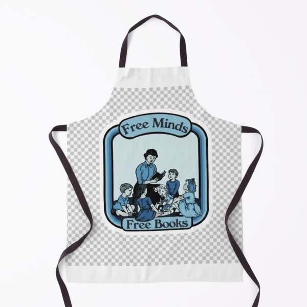 Item preview, Free Minds Free Books Retro Sticker designed and sold by Big Magic Designs.
