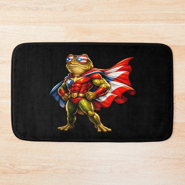 Item preview, Puerto Rican Superhero Coqui Frog designed and sold by JerdbordinShop.