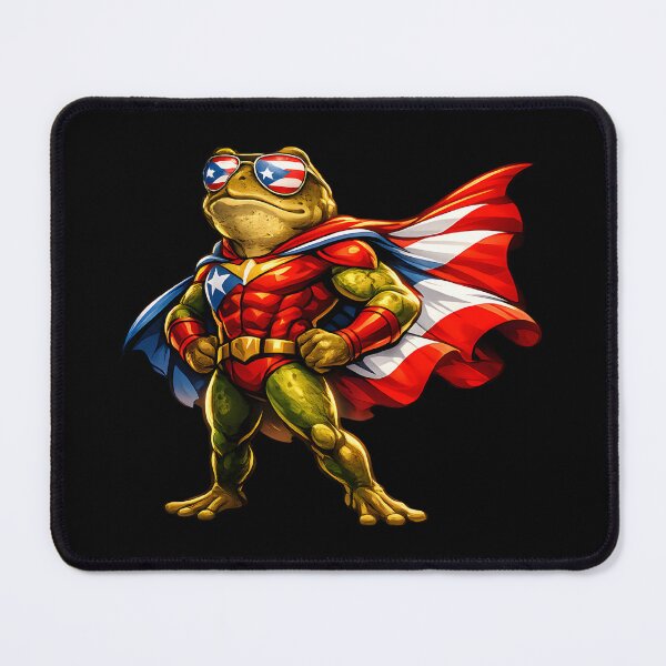 Item preview, Puerto Rican Superhero Coqui Frog designed and sold by JerdbordinShop.